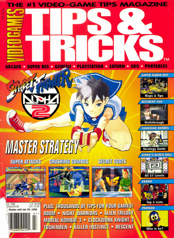 Tips & Tricks Issue 017 (July 1996) cover